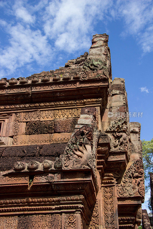 柬埔寨:吴哥建筑群的Banteay Srei庙